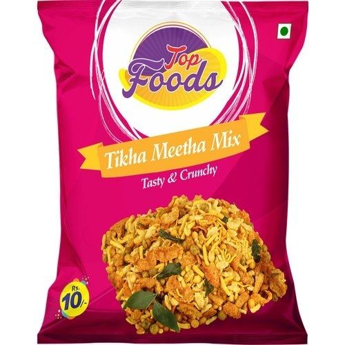 Hygienically Packed Tasty And Crunchy Top Foods Tikha Meetha Mix Namkeen Carbohydrate: 65 Grams (G)