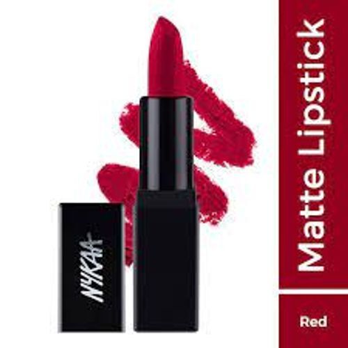 Long Lasting Silky Smooth Nykaa Red Matte Lipstick For Personal Uses