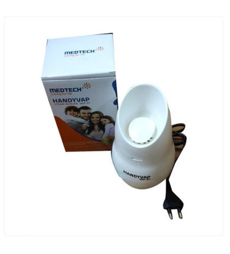 White Medtech Handyvap Steam Inhaler Used For Treating Congestion, Cold And Various Ailments Of The Nose