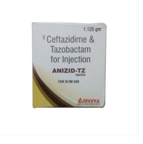 Liquid 1.125G, Ceftazidime And Tazobactam For Injection Used For Prevention Of Bacterial Infections