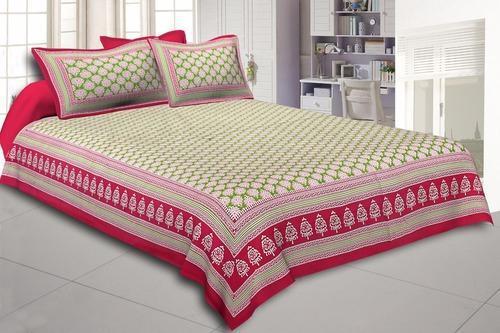 100% Cotton Brown and Black Multicolour Kisaan Design Bed Sheet Set