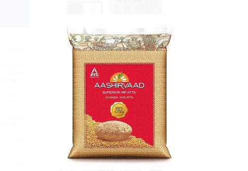 5 Kg 100% Pure And Natural Asshirvaad Wheat Flour With High Nutrtitious Value Carbohydrate: 2 Grams (G)