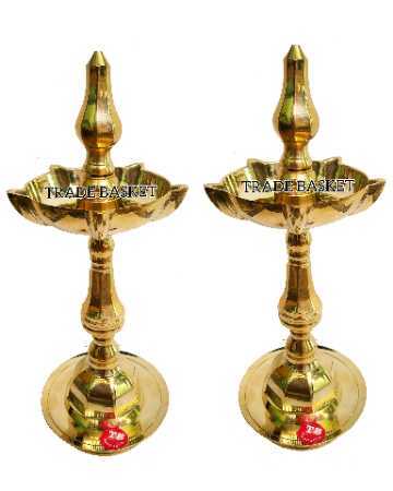 Anti Corrosive Pure Brass Table Lamp for Pooja & Religious Ceremony