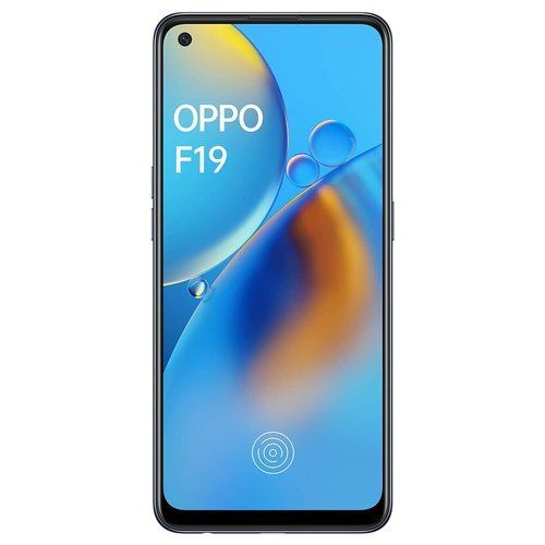 ब्लू लॉन्ग लाइफ इस्तेमाल करने और ले जाने में आसान और एकदम नया Oppo F19 स्मार्ट फ़ोन 