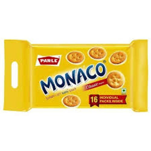 Crispy Light Salty Snacks Classic Parle Monaco Biscuit 