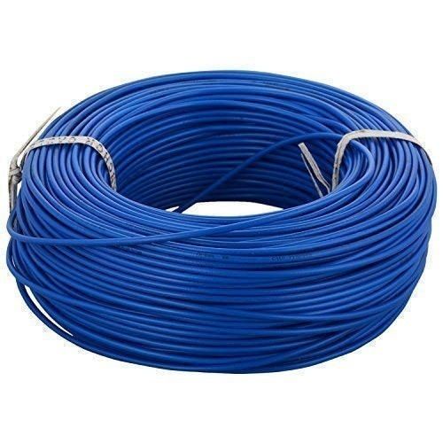 Dark Blue Pvc Wire For Home And Household Industrial Electric Wiring Conductor Material: Plastic