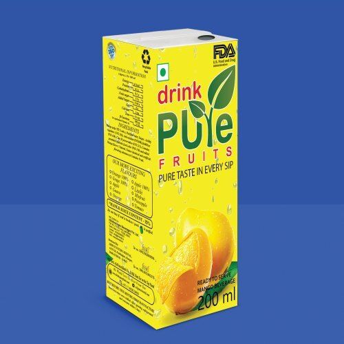 Drink Pure Tetra Mango Juice Made With Fresh Hand Picked Mangoes 200ml