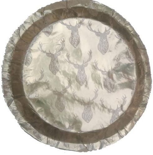 Eco-Friendly And Durable Plain Disposable Paper Plates For Event And Party