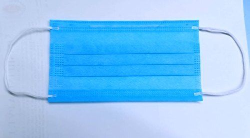 Use And Throw Blue Color 3 Layer Protection Disposable Face Mask With Earloop Age Group: Suitable For All Ages