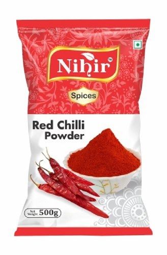 Hygienically Prepared Raw Processed Dried Fresh Red Chilli Powder, 500 Grams