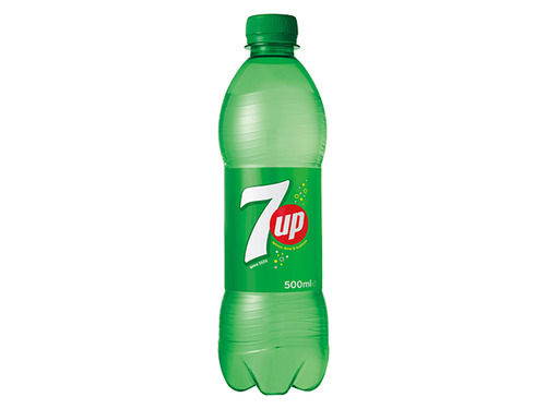 Lemon Flavoured Non Caffeinated 7 Up Cold Drink Bottle Packaging 