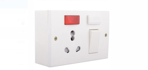 Long Lasting Durable White Electric Switches Boards, Related Voltage 220 V, Ip Rating Ip65 Application: For Lighting Use