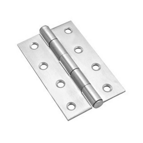 Silver Long Lasting Solid Strong Durable Stainless Steel Door Hinges, Thickness 1.5 Mm