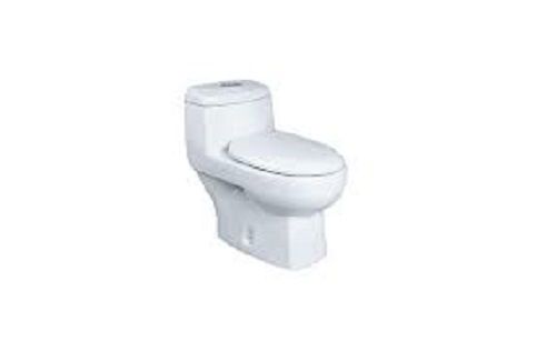 White Modern Design Ceramic Floor Mounted One Piece Western Toilet Commode