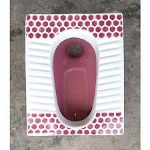 White Multi Color Ceramic Toilet Seat With Silicone Cover And Ergonomically Designed