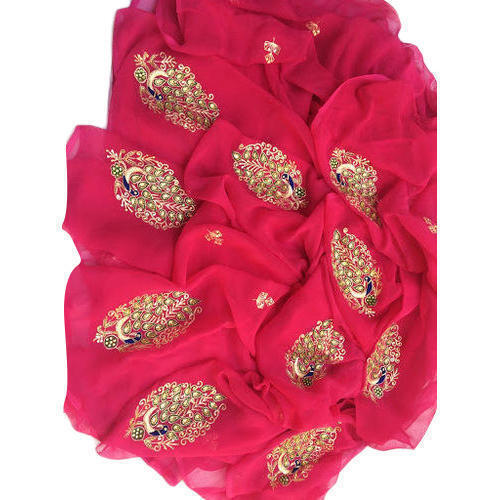 Shop Multicolor Chiffon Leheriya Work Saree Work Wear Online at Best Price  | Cbazaar