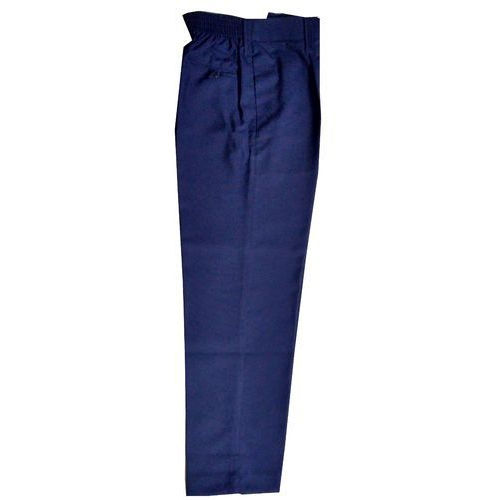 Navy Blue Cotton Simple And Elegant Skin Friendly Stylish Kids Full Pant 