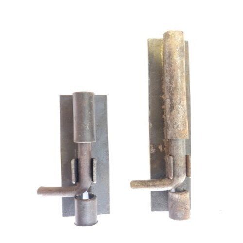 Grayish-Brown Solid Strong Long Lasting Durable Mild Steel Iron Finished Tower Bolt, 4 Inches Size