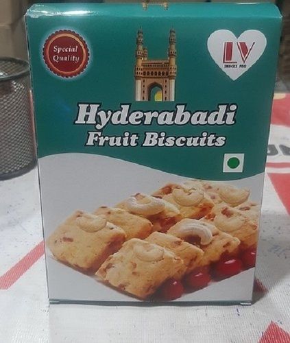 Sweet And Delicious Made With A Sweet Dough Hyderabadi Crunchy Fruit Biscuits