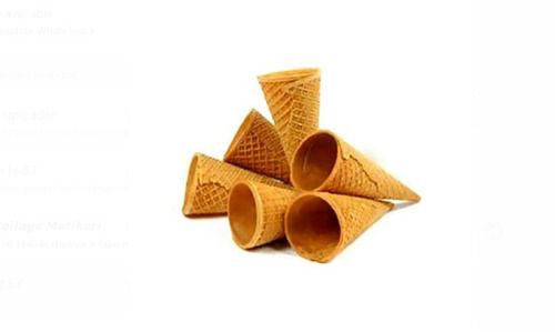 10 Gram Weight 3 Inch Long Brown Ice Cream Cones 