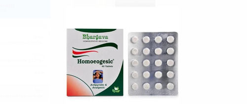 100% Safe Bhargava Homoeogesic Antipyretic And Analgesic Tablet