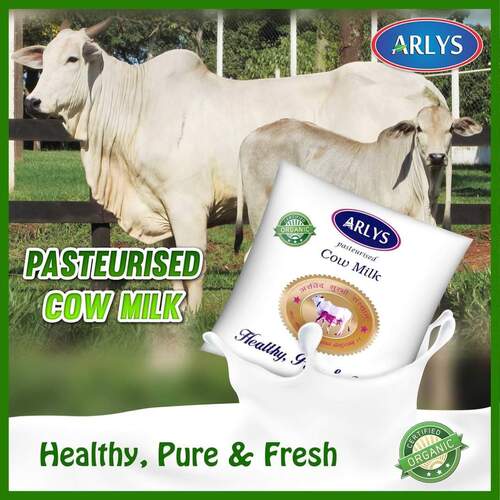 Healthy Pure And Fresh Pasteurized Cow Milk Packaging Size 500 Ml Age Group: Old-Aged