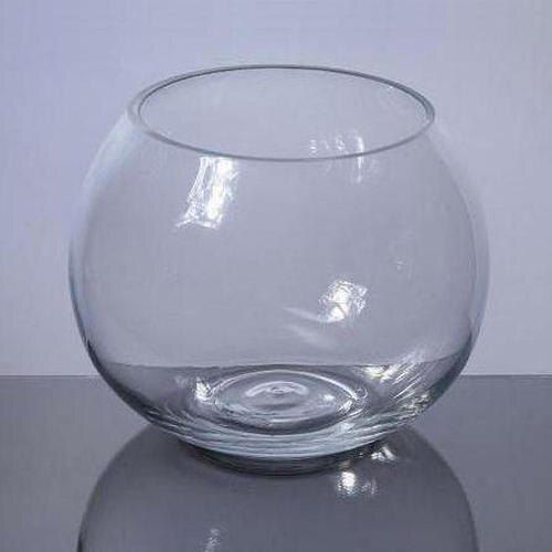 Highly Durable And Unbreakable Glass Shiny Clear Crystal Fish Bowl Used As Decoration