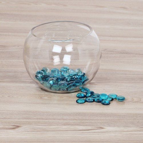 Highly Durable And Unbreakable Glass Unity Clear Glass Rolly Polly Fish Bowl For Restaurant