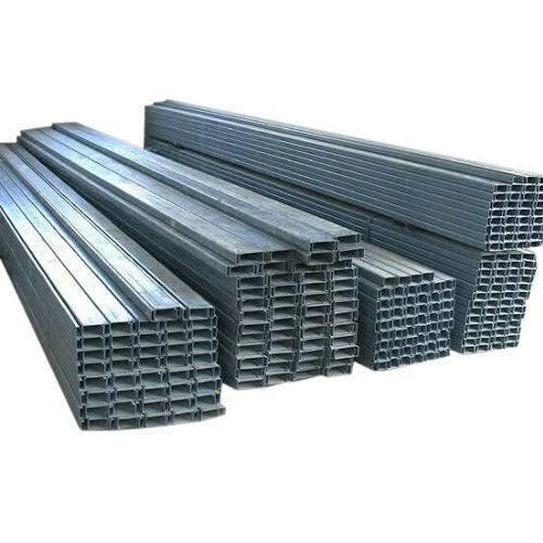 Silver Highly Durable Steel Rust And Water Resistant Galvanised Ismc Gi Channel For Industrial Use