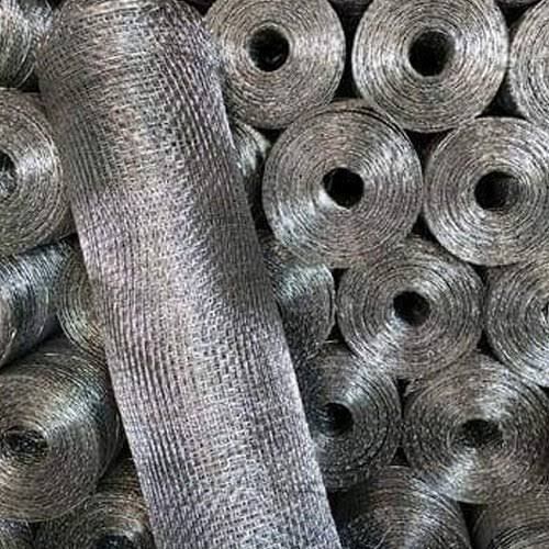 Steel Highly Durable Water Resistant Galvanized Iron Silver Pop Wire Mesh For Industrial