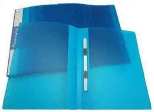 Rectangular Highly Flexible And Light Weight Transparent Open Flat Design Plastic File