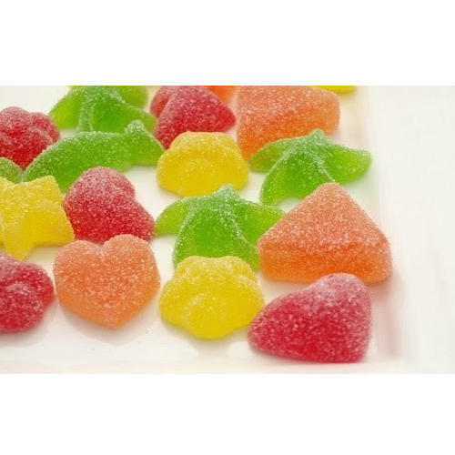Hygienically Packed Piece Shape Fruit Flavor Sweet Jelly Candy
