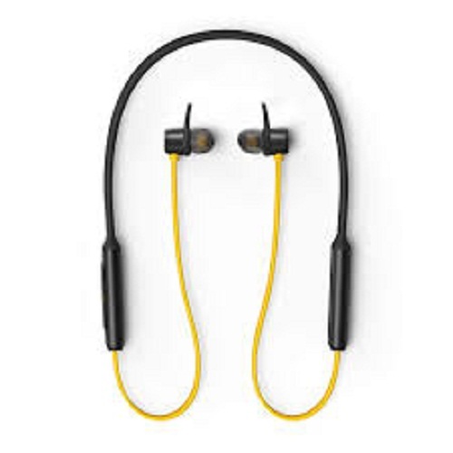 Light Weight Long Lasting Flexible Yellow And Black Rubber Plastic Bluetooth Headset Battery Backup: 8 Hours