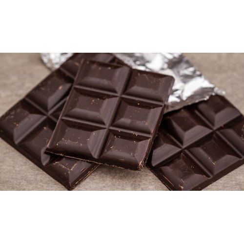 Low Sugar Delicious Sweet Yummy Antioxidants With Healthy Brown Chocolate Cube