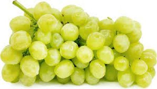 Natural Pure And Organic Fresh Green Grapes Sweet Juicy Healthy Snack Round Shape