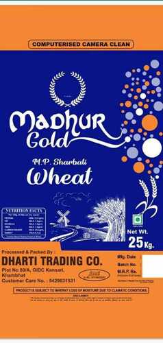 Pack Of 25 Kg Fresh And Pure Food Grade Madhur Gold Mp Sharbati Wheat Grain