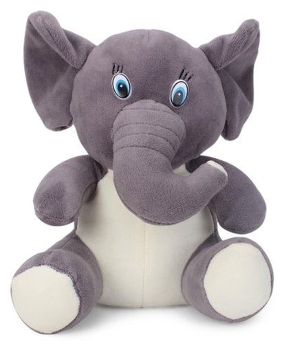 Simple Elegant And Stylish Look Beautiful Velvet Grey Baby Elephant Soft Toys Age Group: 1-2 Yrs