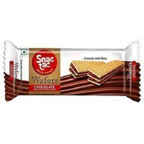 Snac Tac Chocolate Wafer Biscuits Crispy And Crunchy With Sweet Delicious Taste Fat Content (%): 12 Percentage ( % )