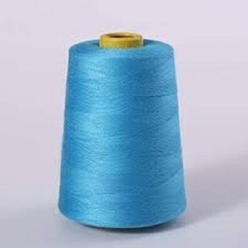 Strong And Long Lasting For House Hold Sky Blue Color Polyester Yarn Thread