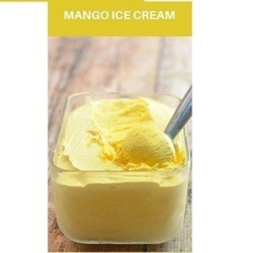 Yummy And Delicious Yellow Colour Mango Ice Cream For Children Fat Content (%): 10 Grams (G)