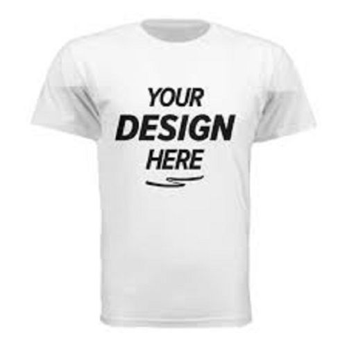 100% Cotton Customized Round Neck Half Sleeve Mens T-shirts For Sports Wear