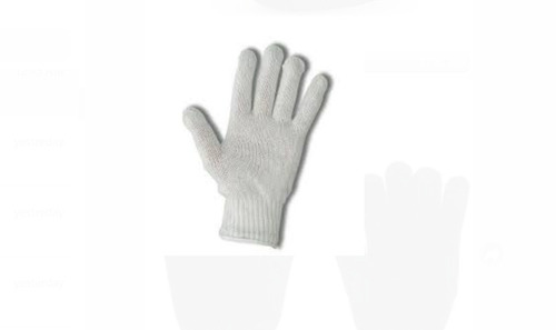 ऑटोमोबाइल और खनन क्षेत्र में इस्तेमाल होने वाले धोने योग्य 580 ग्राम सफेद बुना हुआ हाथ के दस्ताने