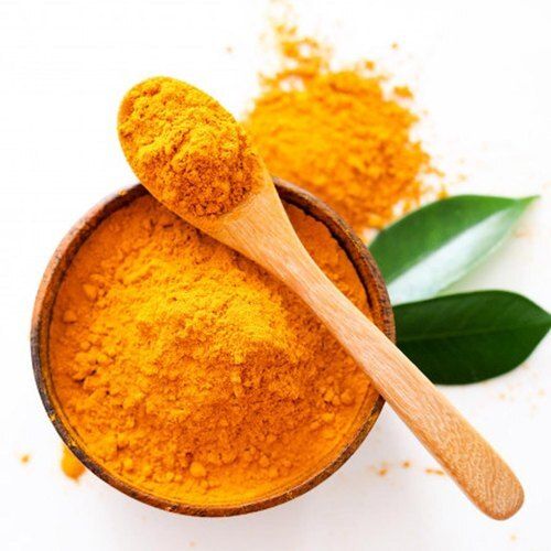 Blend Of Natural Spices Healthy And Tasty Delicious Recipe Yellow Turrmeric Powder