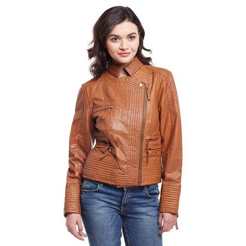 Women Trendy And Fashionable Ladies Leather Jacket