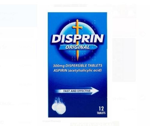 100 Percent Purity Medicine Grade Pharmaceutical Pain Relief Disprin Tablet