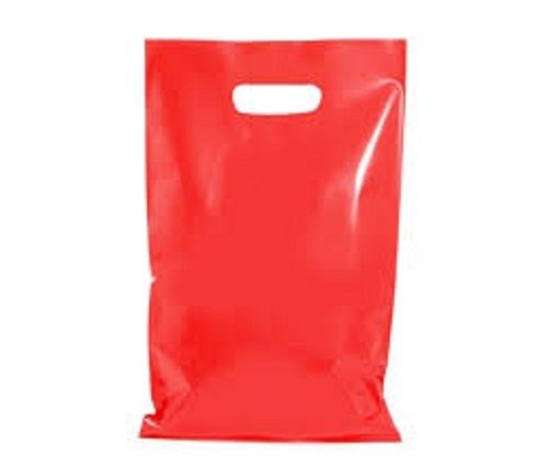 Pvc Eco Friendly Durable With Strong Grip For Shopping Red Color Plastic Carry Bag