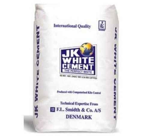 Jk White Cement White Colour For Domestic And Industrial Use 50 Kg Weight Initial Setting Time: 5 Minutes