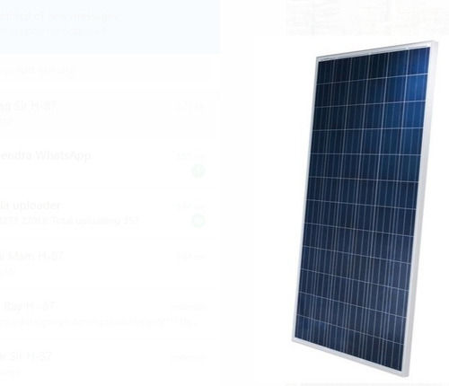 Blue Polycrystalline Solar Panel With Operating Voltage 24 And 330 Watt Max System Voltage: 120 Volt (V)