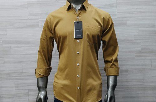 Soft And Comfortable Full Sleeves Breathable Plain Formal Mens Cotton Shirt