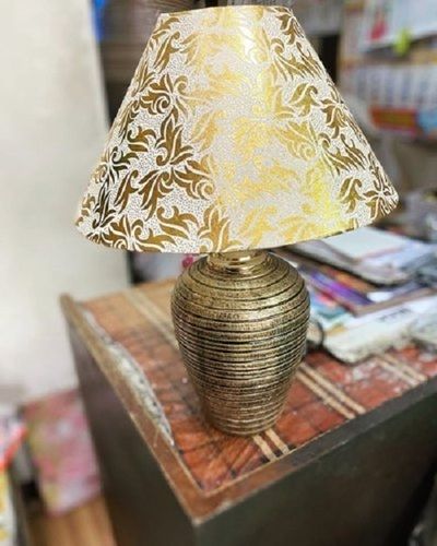 Stylish And Designer Electric Printed Teracotta Lamp Shade For Home Decoration Light Source: Energy Saving